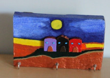 Appendichiavi portachiavi dipinto artigianale Fai Da Te