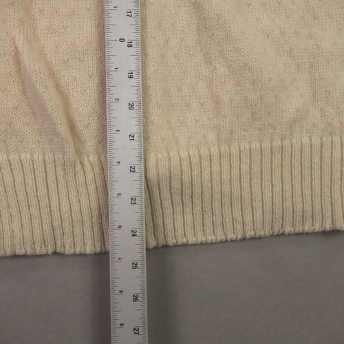 Woolrich Sweater Womens Medium Long Sleeve Button Front Wool Blend - Picture 7 of 9