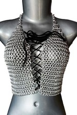 Chainmail Top, Party Top, Fancy style Chainmail Aluminum Costume,Cosplay Costume