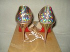 AUTH NEW WOMEN LOUBOUTIN IRIZA D'ORSAY 100 IRIDESCENT LEATHER PUMPS/HEELS US 9 — photo 4