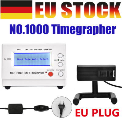  No.1000 Weishi Timegrapher Mechanische Uhr Timing Machine Multifunktions EU