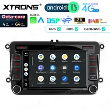 7" Android 13 8Core Car Stereo GPS Radio 64G For VW Caddy EOS Golf Jetta T5 Seat