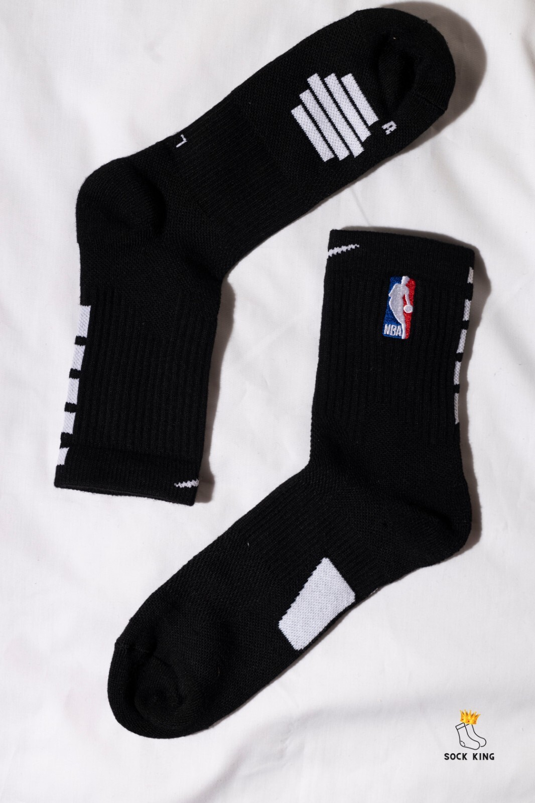 Nike NBA Elite Quick Socks White/Black Mid Length Squares eBay
