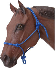 Premium Poly Rope Horse Halter with Tied Design
