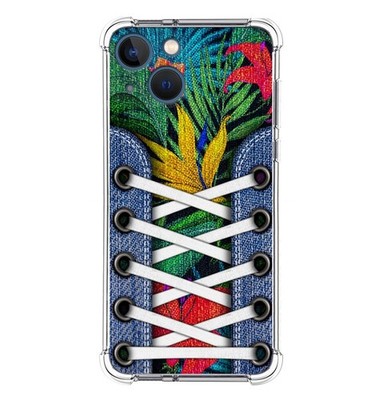 Silikon Hülle Stoßfest Kompatibel Mit Iphone 13 Mini (5.4) Design Turnschuhe