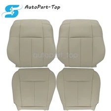 Front Bottom / Top Replacement Leather Seat Cover For 2006-2010 Infiniti M35
