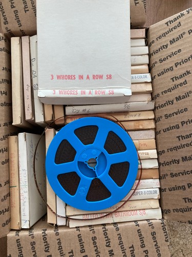 Vintage 8mm & Super 8 Color & B & W Adult Films 30 Films 5 inch reels untested - Picture 2 of 3