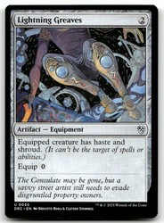 Lightning Greaves #55 Commander: Aetherdrift MTG