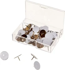 Allen Company Reflective Trail Marking Tacks (Pack of 50) White, 1/2", White 