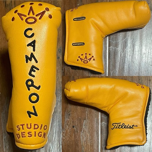 Scotty Cameron Yellow Studio Design Headcover - 2001 - MINT - 100% Authentic