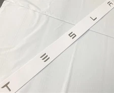 CHROME NAMEPLATE FIT TESLA MODEL 3 X Y S TRUNK LID REAR EMBLEM BADGE LETTERS