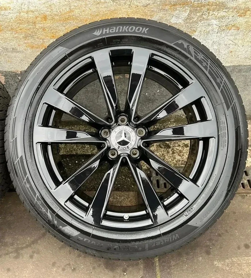 Original Mercedes S Klasse W223 V223 19 Zoll Winterräder Alufelgen DOT21 7-7,5mm - Bild 2 von 4