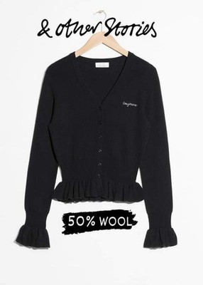 Women & Other Stories Sweater Black Acrylic 38 / M #3HGZ