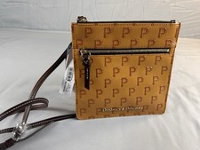 Dooney  Bourke Pittsburgh Pirates Double Zip Crossbody MLB Leather NWT