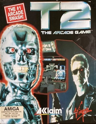 T2 The Arcade Game Terminator 2 / Commodore Amiga 3,5  Disk / Probe / Getestet 