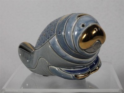 De Rosa Rinconada Silver Anniversary 'Manatee' Figurine - 751 RETIRED New In Box