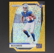 MALIK NABERS 2024 PANINI PRIZM ROOKIE GOLD SPARKLE GIANTS RC /24  