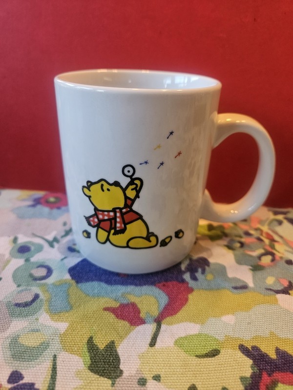 Vintage Winne The Pooh "Pooh" Disney Wish Coffee/Tea Mug White