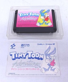 Konami Tiny Toon Adventures Famicom Software