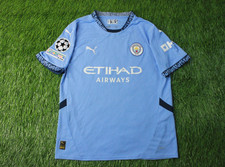 MANCHESTER CITY 2024/2025 FOOTBALL SOCCER SHIRT JERSEY HOME PUMA ORIGINAL SIZE L