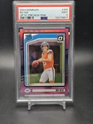 2024 Donruss #369 Bo Nix Optic Rated Rookies Preview Pink PSA 9