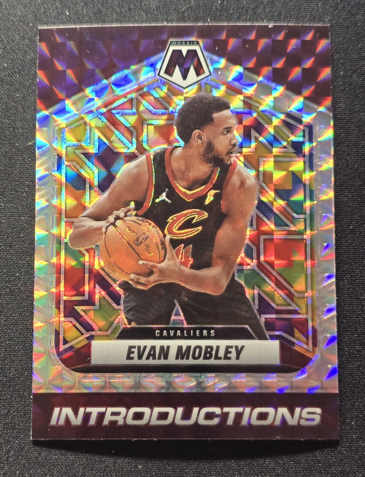 2021-22 Panini Mosaic Evan Mobley Introductions Silver Prizm Rookie Cavs RC #2