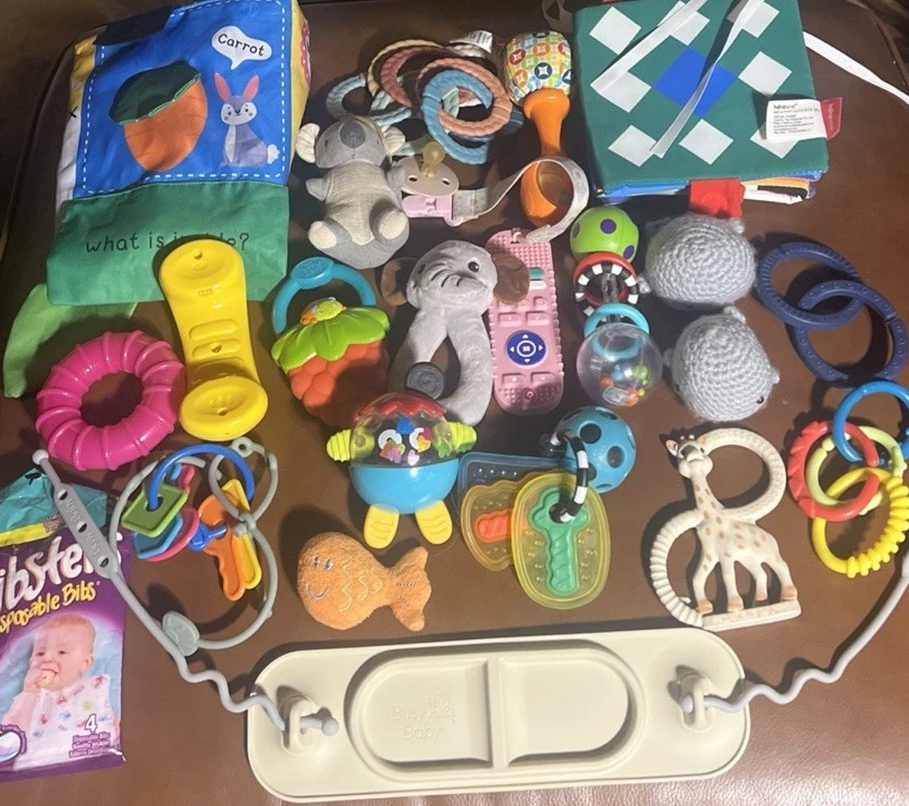 Baby Toy Lot learning teething rattle interactive developmental sensory