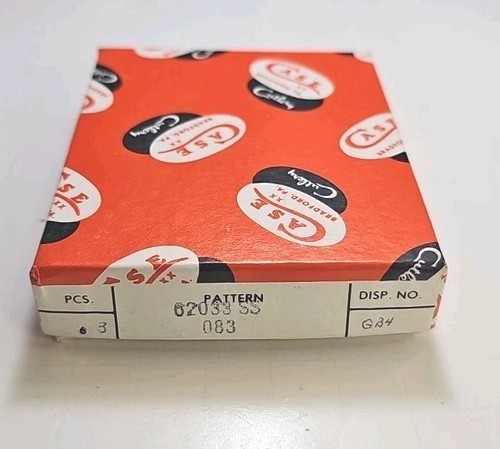 Vintage Etui XX 62038 083 SS Pumpkin Orange Messerbox ohne Messer nur Box