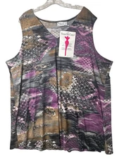 Women with Control Women's Snake Print Multiple Color  Size 3X