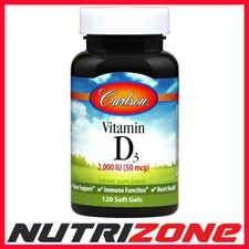 Carlson Labs Vitamin D3 2000 IU - 120 softgels
