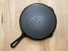 Griswold #8 Small Logo Hinged Hammered Cast Iron Skillet 2008; RESTORED, FLAT