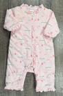 Baby Girl Clothes Vintage Gap Preemie Newborn to 7lbs Pink Bunny Thick Outfit