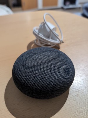 Google Nest Mini 2nd Generation Black Smart Speaker NEU In Folie OVP