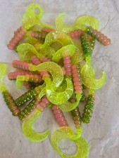 100pk. Southern Pro 2" HG39 Electric Chicken Hot Grubs Twister Tails