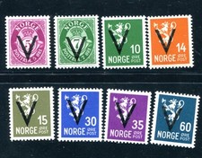 NORWAY 1941 240-245X,248X,249X,252X ** MINT IMMACULATE (05095