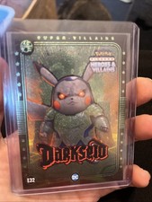 Darkseid Pokemon Pikachu Heroes & Villains Peru Green Foil Chase Card #E32