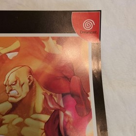 Capcom vs SNK Promotional Poster B2 20x28in Dreamcast game memorabilia