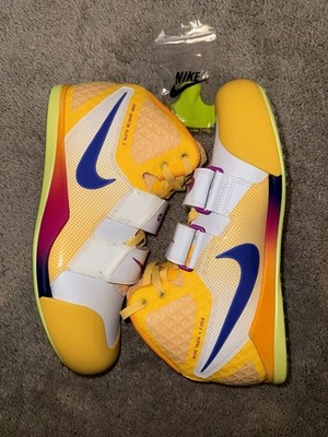 Size 12 Nike Zoom Javelin Elite 3 Track & Field Spikes FZ9626 800 Citron Men's