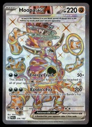 Hoopa ex 226/182 Paradox Rift Secret Rare Full Art Holo
