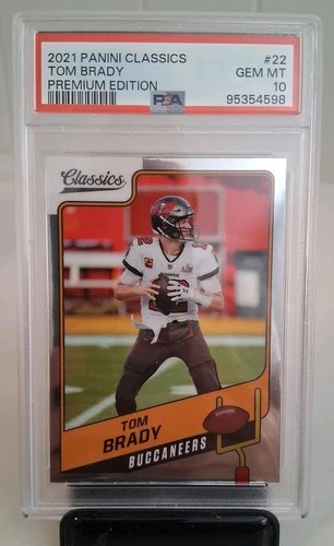 TOM BRADY 2021 Panini Classics Premium Edition Tampa Bay PSA 10 💎 💎 💎