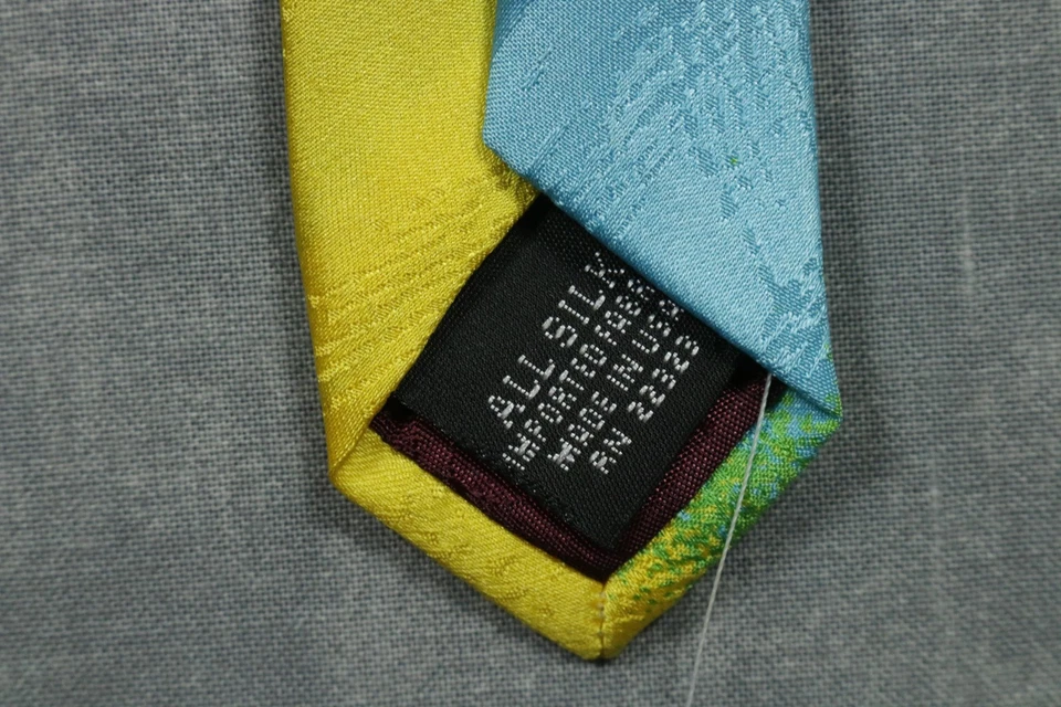 Rush Limbaugh No Boundaries Hombres Corbata de Seda Padre Hijo Conjunto Cadena Azul Amarilla Foto 4 de 4