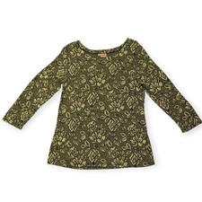 Tianello by Steve Barraza Ballet Tee Womens M Boatneck Knit Top Stretch USA Made