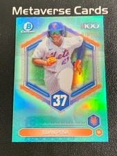 2026 Bowman Chrome Top 100 Elian Pena Aqua Refractor 10/125