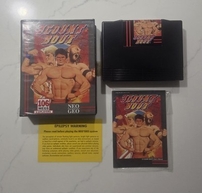 3 Count Bout (Neo Geo AES, 1993) 100% Original Complete w/ Manual