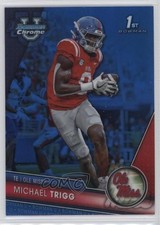 2023 Bowman U Chrome Blue Refractor 188/199 Michael Trigg #128 1c79