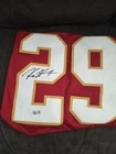 Kareem Hunt #29 Kansas City Chiefs Signed NFL Custom Football Jersey