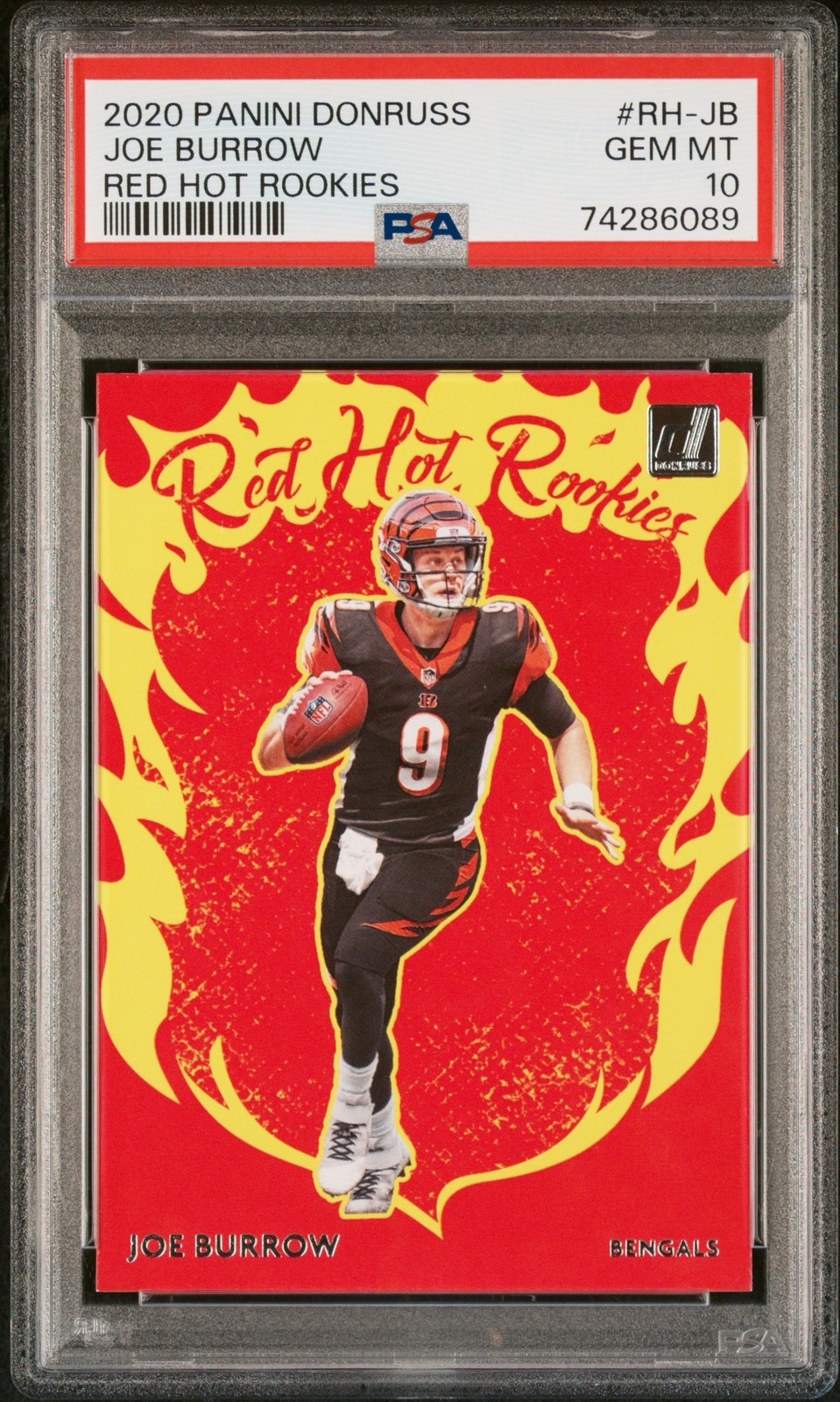 2020 Donruss Red Hot Rookies#RH-JB Joe Burrow view 3