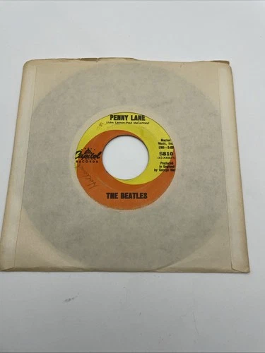 1967 The Beatles 45 RPM Single: "Penny Lane" b/w "Strawberry Fields Forever"