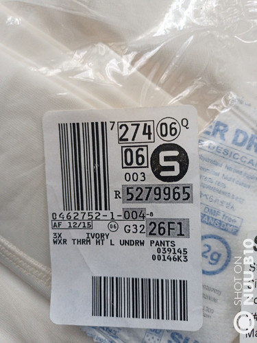 Lands End Women's Thermaskin Heat Long Underwear Leggings Pants Size 3X 24W-26W - Picture 8 of 9