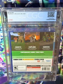 NEW SEALED 2024 PS5 MINECRAFT 3500 Bonus Coins Edition CGC Graded 9.9 A++ Seal
